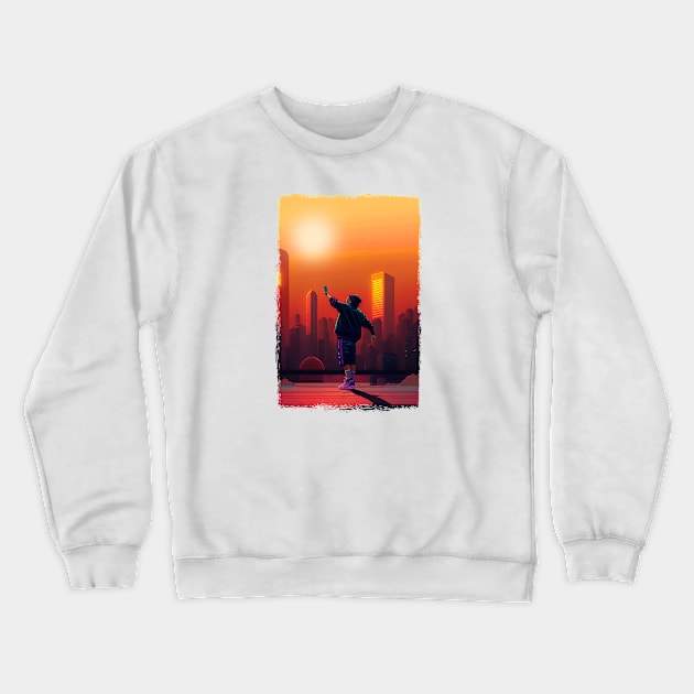 Sneaker Heads man Crewneck Sweatshirt by Evgeny